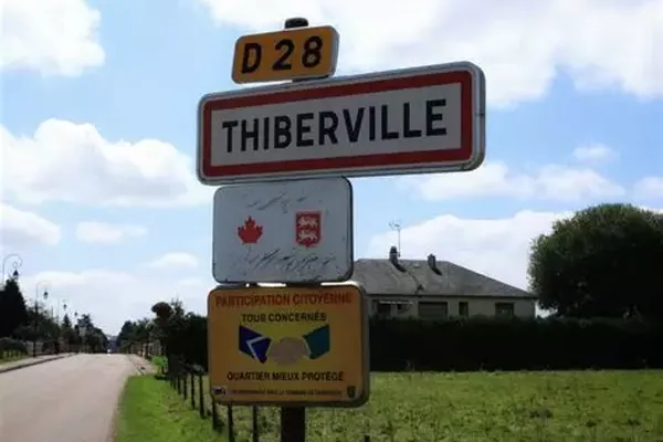 Roger Thiberville a légué sa fortune à la commune de Thiberville dans l'Eure, parce qu'il portait le même nom.