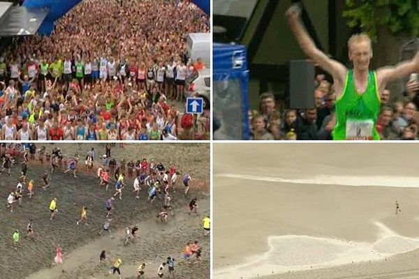 Dans le sable et la boue, plus de 7000 coureurs ont participé à cette course, remportée par un Picard.