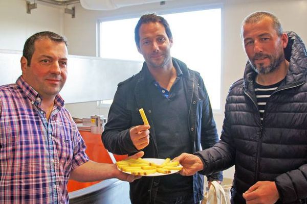 Thomas Pesquet en visite à la fromagerie de Plasne dans le jura