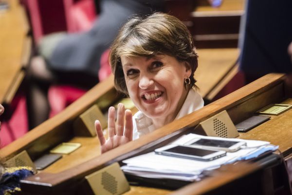 Annie Genevard à l'Assemblée nationale le 28 janvier 2020 