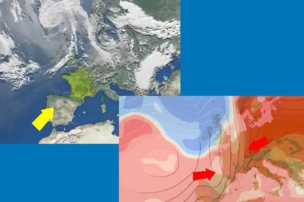 Un anticyclone devrait arriver par le Sud, la chaleur par l'Ouest ou l'Est.