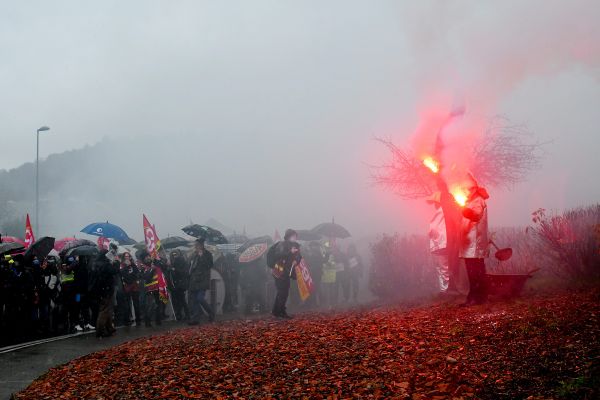 Les habitants du bassin de Decazeville ont participé à plusieurs manifestations de soutien des salariés de la fonderie SAM.