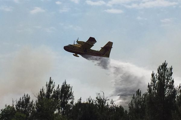 Incendie à Marcheprime le 30 juin 2015