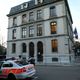 Archives. Deux grandes croix gammées ont été taguées en rouge sur la façade du consulat.