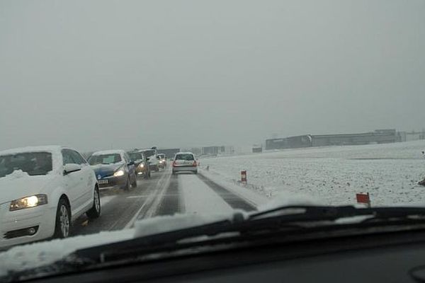 Photo prise sur la route entre Douvres-la-Délivrande et Epron, près de Caen dans le Calvados