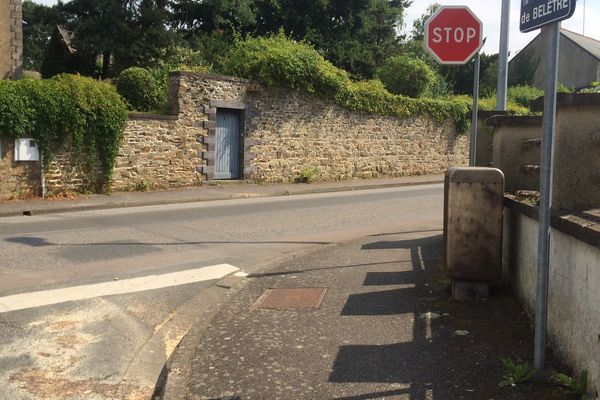 C'est dans le centre ville de Chateaubriant qu'a eu lieu ce faux accident