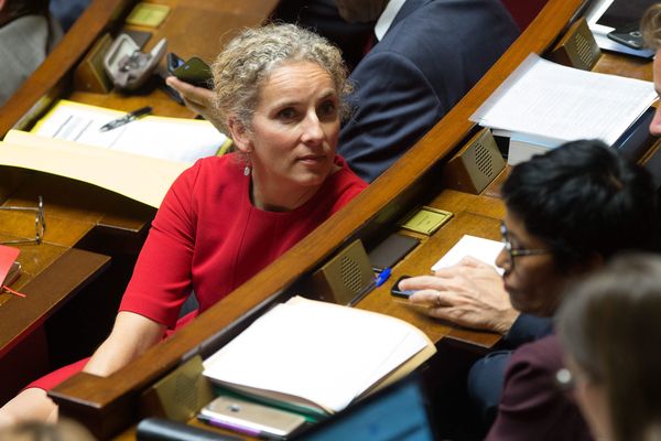 Delphine Batho dans l'hémicycle, le 18 octobre 2017