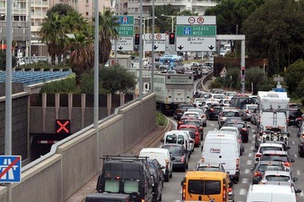 Photo prise lors d'une fermeture antérieure du Tunnel