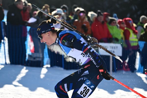 Julia Simon a terminé deuxième de l'individuel d'Antholz (Italie), ce vendredi 19 janvier.