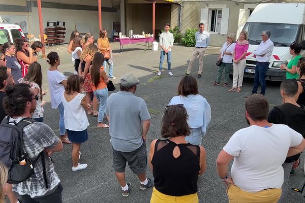 Pré rentrée au Taillan-Médoc, commune ravagée par la grêle en juin.