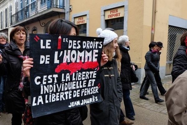 Manifestation républicaine à Tarbes : deuxième mobilisation exceptionnelle