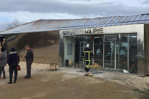 La mairie de Druelle (12) ce mardi 17 décembre.