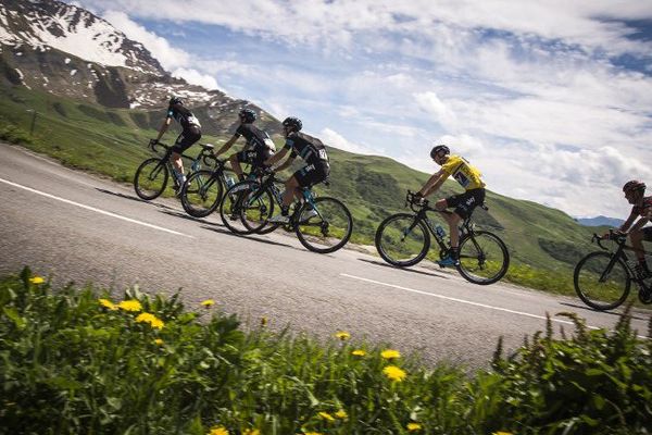 Le Criterium du Dauphiné lors de la septième étape, à la Rochette (Méribel), le 11 juin 2016.