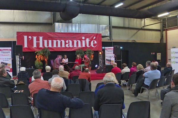 Le débat sur la tribune du journal "L'Humanité"  qui fut dirigé pendant 20 ans par le Résistant normand Roland Leroy