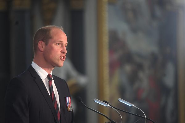 Le Prince William, Duc de Cambridge, s'exprimé au cours de la cérémonie qui s'est déroulée ce 8 août à la cathédrale d'Amiens. 
