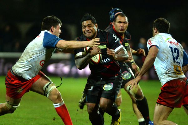 En match avancé de la 20e journée de Pro D2, le Lyon OU a largement battu Aurillac 38 à 3.