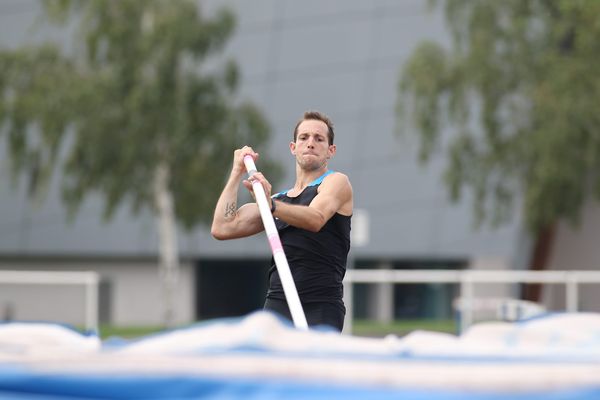 Renaud Lavillenie, le 23 juillet dernier, à Clermont-Ferrand où il s'entraîne.