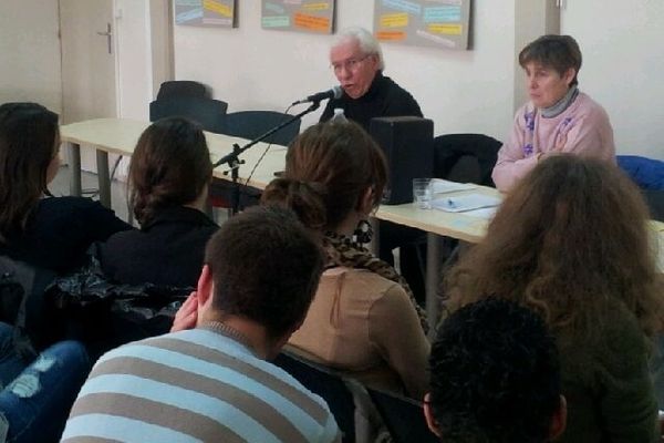 Jacques Saurel rencontre des collégiens