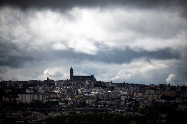 Rodez, préfecture de l'Aveyron, seul département d'Occitanie à droite, au premier tour du scrutin des élections départementales 2021.