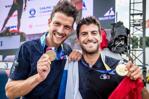 Kévin Péponnet et Jérémie Mion Champions du monde 470