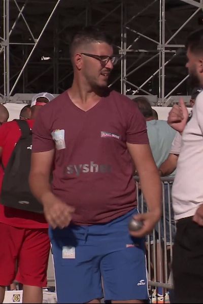 L'équipe Tierno s'mpose en quart de finale de La Marseillaise à pétanque, mardi 2 juillet 2024.