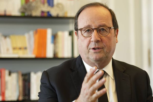 François Hollande, le 16 avril 2018