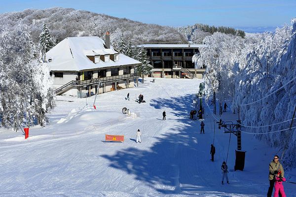 La station de ski de Laguiole, dans le nord de l'Aveyron. (archives)