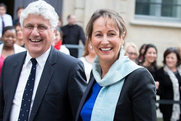 Passation de pouvoir entre Philippe Martin et Ségolène Royal le 2 avril 2014