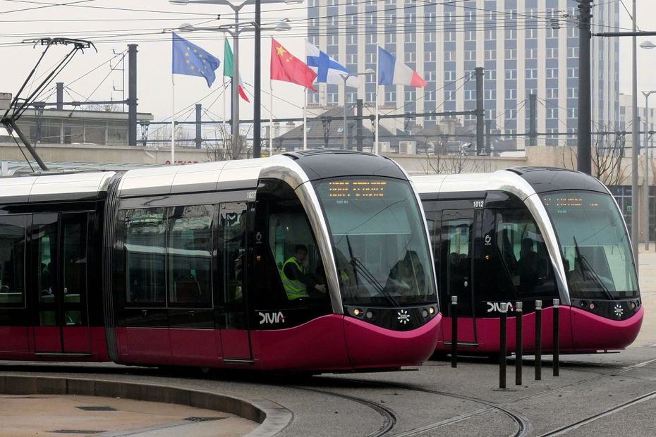 reduced tram traffic on the evening of this Sunday, February 20