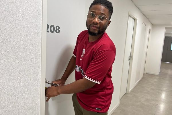 Ken Mgwana, étudiant en droit public à Strasbourg.