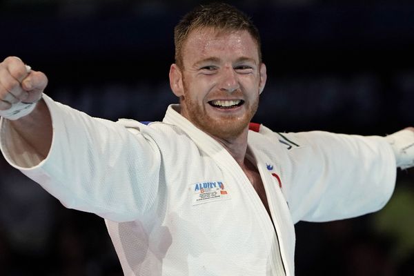 Axel Clerget, médaillé de bronze aux Mondiaux 2019 de judo, à Tokyo.