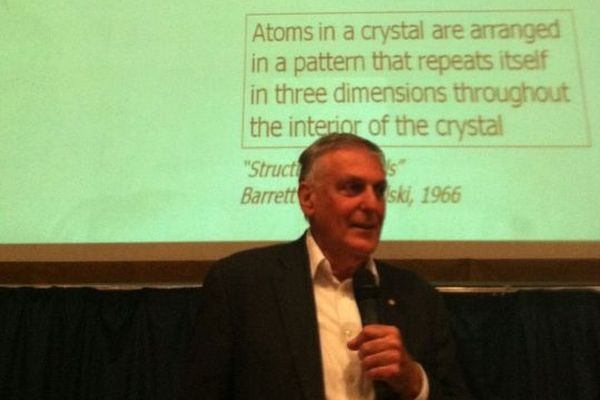 Dan Shechtman, prix Nobel de chimie à Grenoble