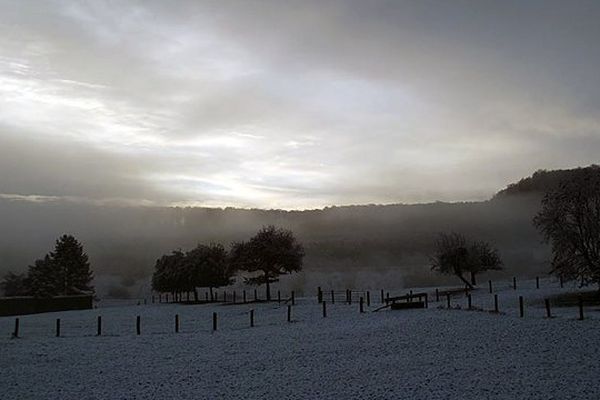 Il a neigé dans le secteur de Blangy-sur-Bresle.