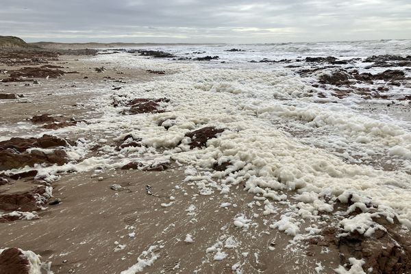 La plage de La Normandelière à Brétignolles sur mer (novembre 2023)