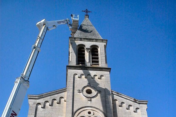 L'église, vieille de 300 ans, a été abîmée par la foudre - 2020.