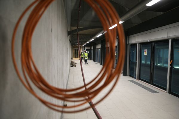 La ligne B du métro à Rennes a vu son ouverture retardée.