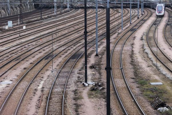 Les syndicats CGT-Cheminots, Unsa-Ferroviaire, Sud-Rail et CFDT-Cheminots appellent à une grève unitaire contre le démantèlement de Fret SNCF (illustration).