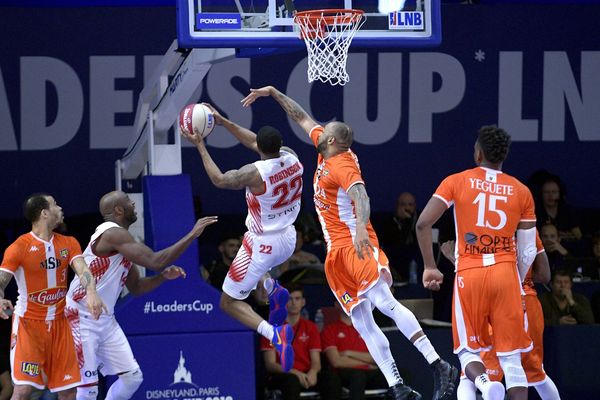 Le MSB face à Monaco en finale de la Leaders Cup, le 18 février 2018