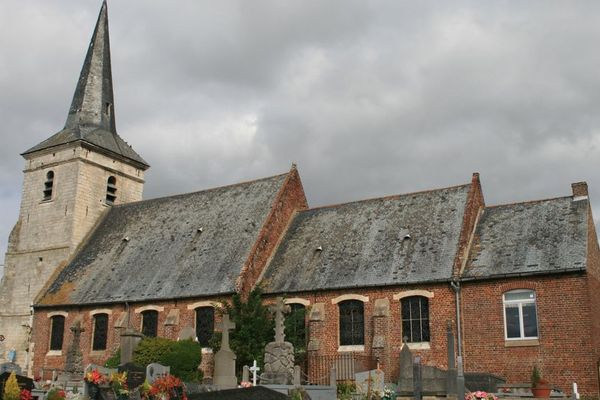 L'église de Rincq à Aire-sur-la-Lys.