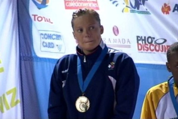 Alicia Mandin, trois fois médaillée d'Or aux championnats du monde de sports adaptés à Nouméa