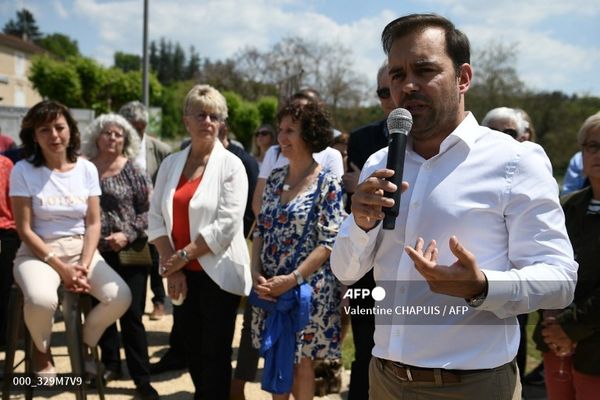 Rémi Branco en campagne dans le Lot, lors des dernières Législatives.