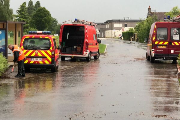 Les orages sont particulièrement violents en ce moment sur la région 