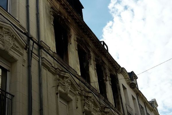 Le drame s'est déroulé dans cet appartement de la rue Bourbon à Châtellerault dans la Vienne.