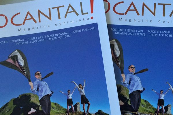 Une du premier numéro du magazine So Cantal.