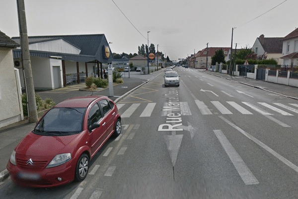 Le piéton sortait du supermarché Lidl, avenue Marcel Dassault à Beauvais