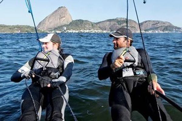 Marie Riou et Billy Besson sur Nacra 17