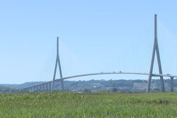 Le pont de Normandie est en travaux jusqu'à la mi-novembre.