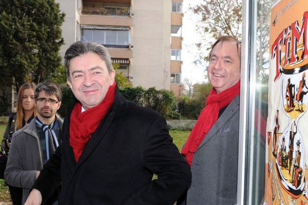 Jean-Christophe Sellin, Jean-Luc Mélenchon dans le quartier de la Reynerie à Toulouse