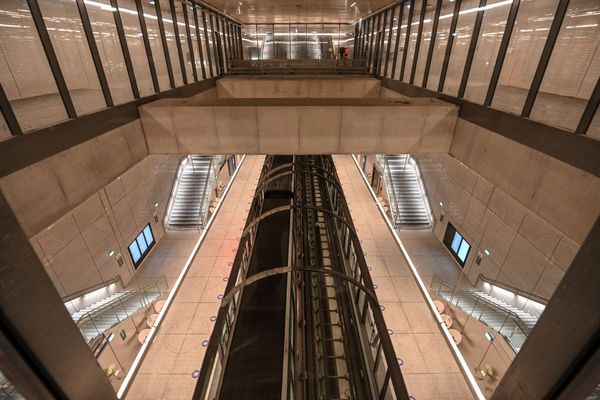 La nouvelle station Mairie de Saint-Ouen de la ligne 14