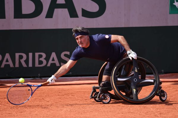 Stéphane Houdet à Roland Garros en juin 2023